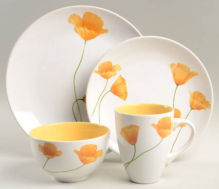 Sunshine 4 Piece Place Setting