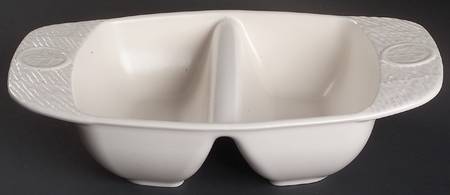 Sierra 11" Oval Divided Vegetable Bowl