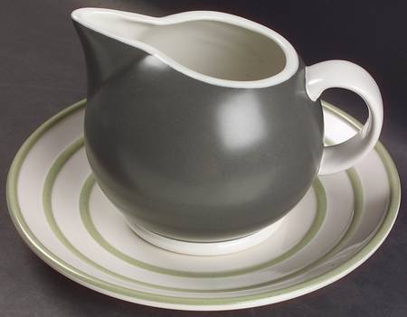Sphere Round Gravy Boat & Underplate (Salad Plate)