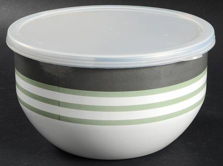 Sphere 7" Metal Bowl & Plastic Lid