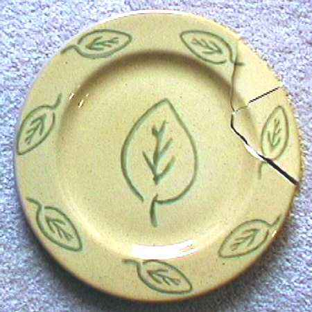 Italia Leaf Bread & Butter Plate
