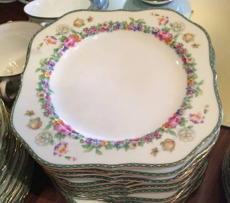 Springtime Square Salad Plate