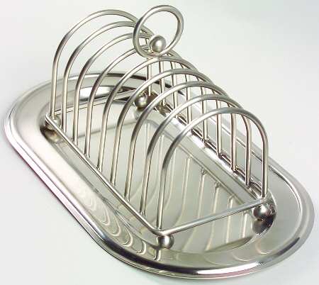 Grand Hotel Accessories Metal Toast Rack and Tray