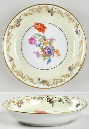 10121 (Cream Rim) Coupe Soup Bowl