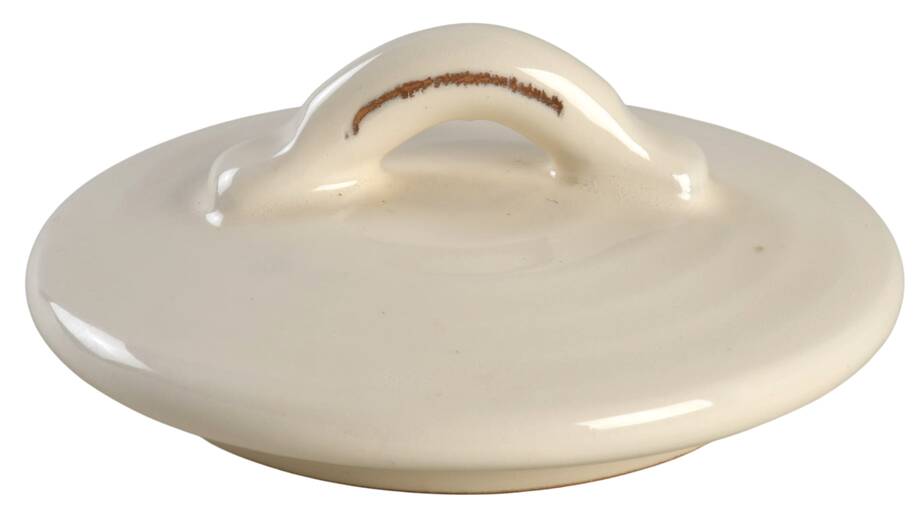 Rustic White Lid for Sugar Bowl