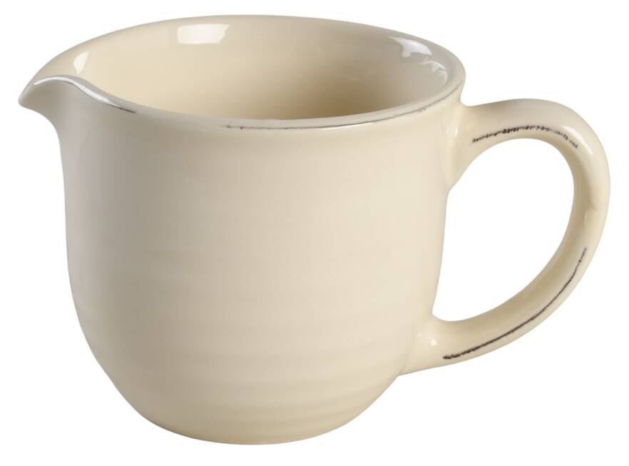 Rustic White Creamer