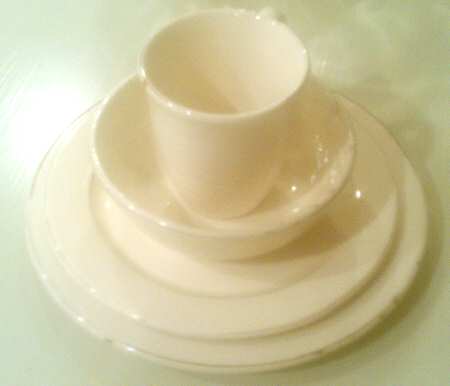 Rustic White Mug