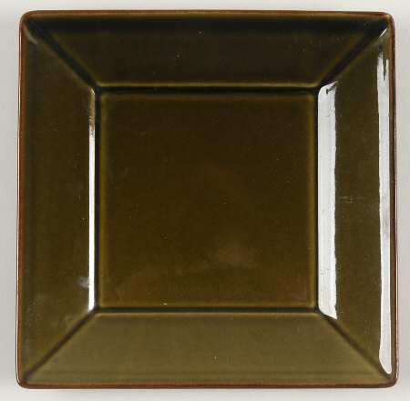 Asian Square Green Dessert/Pie Plate