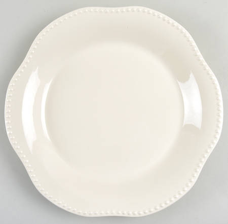 Emma White 12" Deep Round Platter