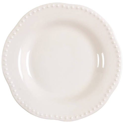 Emma White Salad Plate