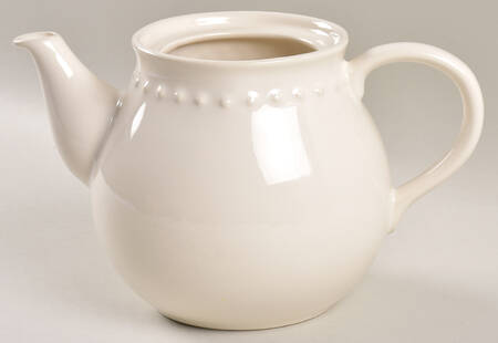 Emma White Teapot No Lid