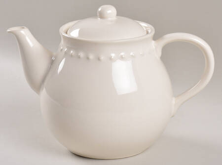 Emma White Teapot & Lid