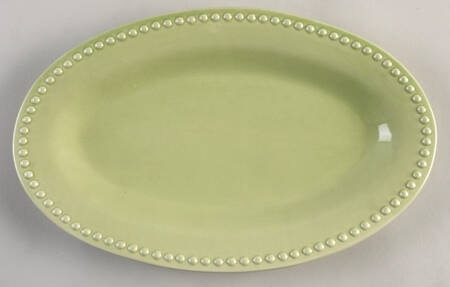 Emma Celadon 12" Oval Serving Platter
