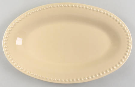 Emma Yellow 12" Oval Serving Platter