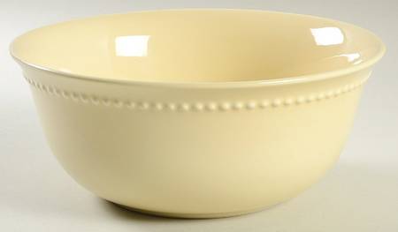 Emma Yellow 9" Round Vegetable Bowl