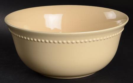 Emma Yellow 10" Round Vegetable Bowl