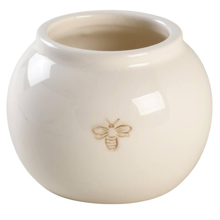 Bee Ivory Honey Pot No Lid