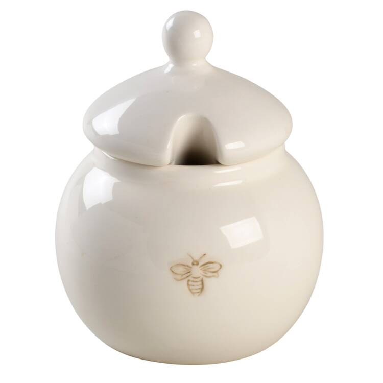 Bee Ivory Honey Pot & Lid by Pottery Barn China