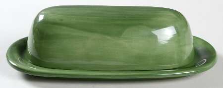 Sausalito Moss Green 1/4 Lb Covered Butter