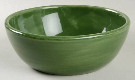 Sausalito Moss Green 7" Round Vegetable Bowl