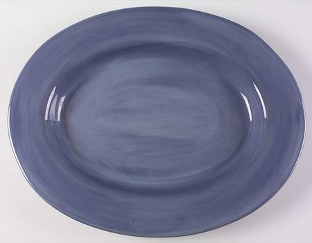 Sausalito Slate 18" Oval Serving Platter