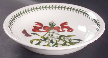 Botanic Garden Mistletoe 8" Individual Pasta Bowl by Portmeirion