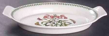 Botanic Garden Mistletoe 14" Augratin by Portmeirion