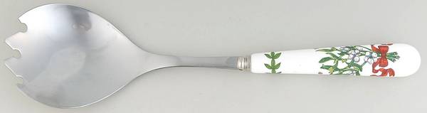Botanic Garden Mistletoe Salad Serving Fork with Stainless Prongs
