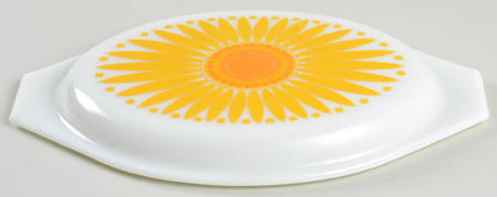Daisy Lid for 1.5 Qt Oval Covered Divided Casserole