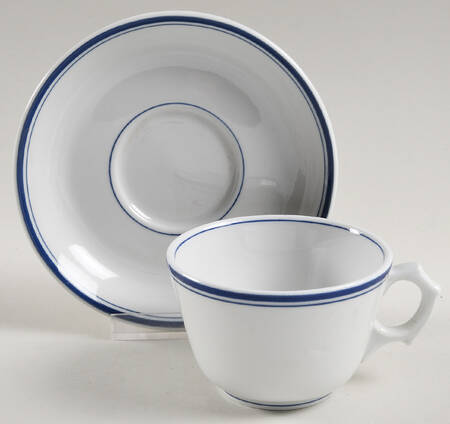 PIL11 Flat Cup & Saucer Set by Pillivuyt