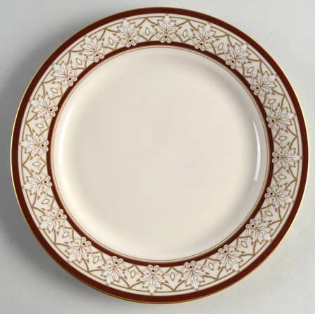 Santa Clara (Ivory Background) Accent Salad Plate
