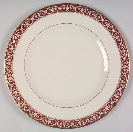 Santa Clara (Ivory Background) Service Plate (Charger)