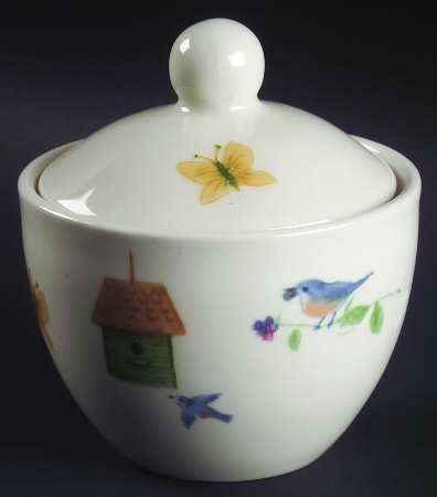 Garden Gate Sugar Bowl & Lid
