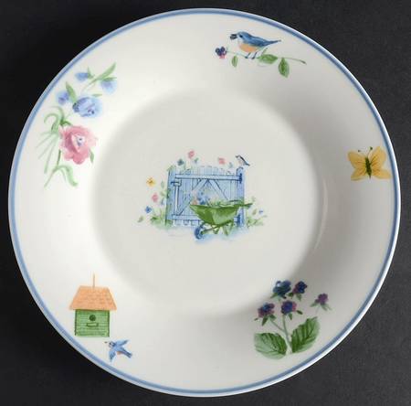 Garden Gate Salad Plate