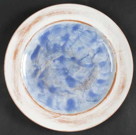 Il Galletto Blue Accent Dinner Plate