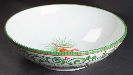 O' Tannenbaum 11" Round Vegetable Bowl