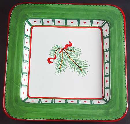 O' Tannenbaum 11" Square Serving Platter