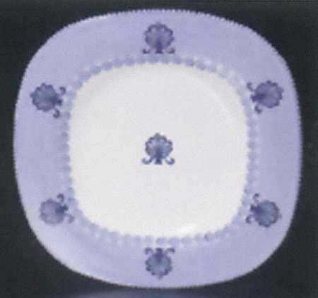 Shell and Pearl 11" Square Serving Platter