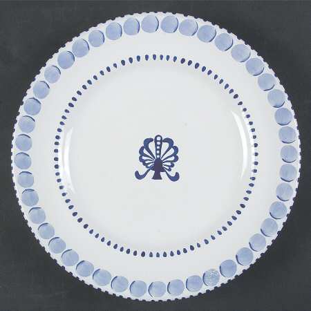 Shell and Pearl Salad Plate