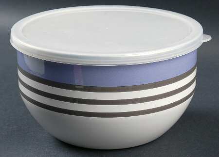 Mystic 6 7/8" Metal Bowl W/Plastic Lid