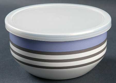 Mystic 5 3/4" Metal Bowl & Plastic Lid