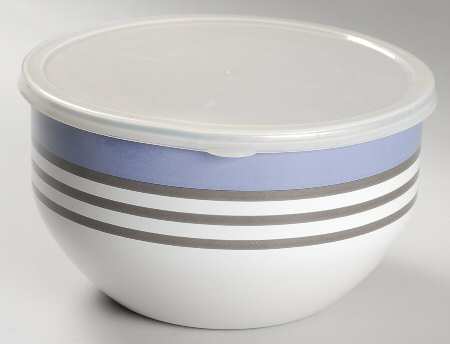 Mystic 7 3/4" Metal Bowl W/Plastic Lid