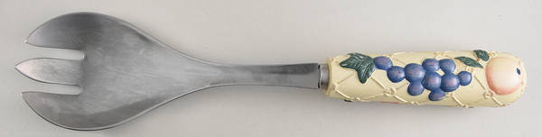 Orchard Salad Serving Fork with Stainless Prongs