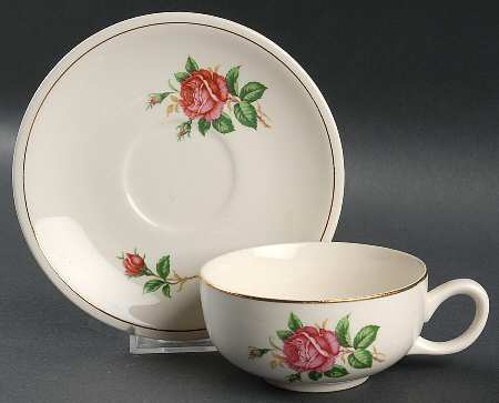 PCP181 Flat Cup & Saucer Set