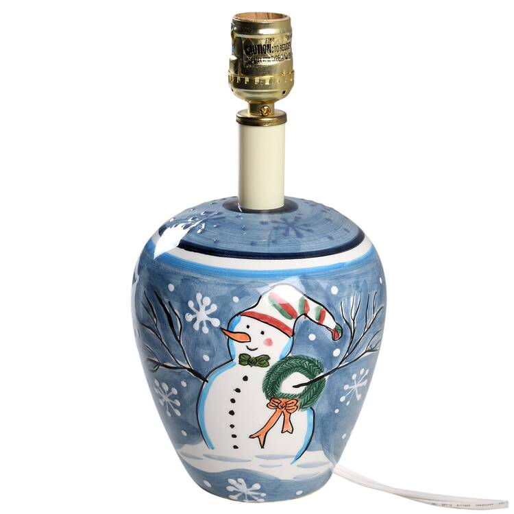 Snowman Lamp No Shade