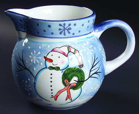 Snowman 64 Oz Pitcher