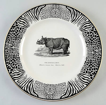 Bewick's Beastes 12" Chop Plate (Round Platter)