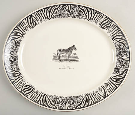 Bewick's Beastes 14" Oval Serving Platter