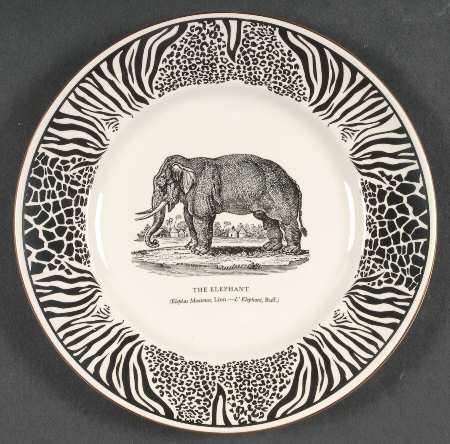 Bewick's Beastes Salad Plate
