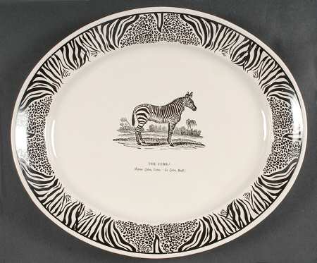 Bewick's Beastes 14" Oval Serving Platter